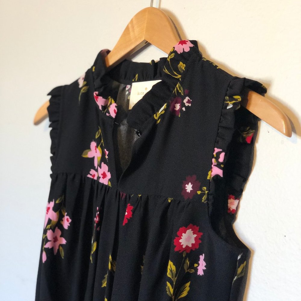 Kate Spade In Bloom Floral Dress Midi